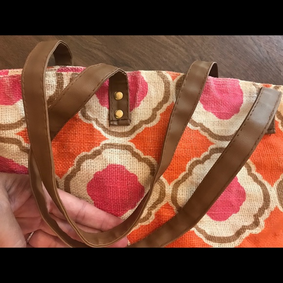 Mud pie Jute Tote - Picture 5 of 8